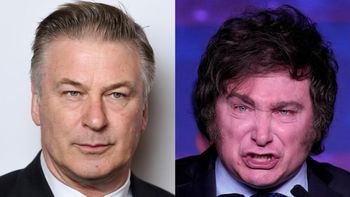 La llamativa comparación que hizo Alec Baldwin entre Javier Milei y un asesino en serie
