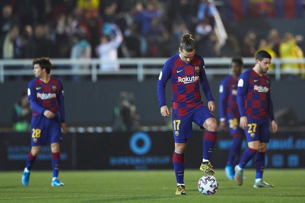 Copa del Rey: Griezmann salvó a un Barça, sin Messi, ante el modesto Ibiza