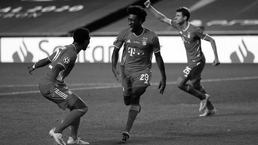 El gol del campeonato: Coman selló con un cabezazo una gran jugada colectiva del Bayern