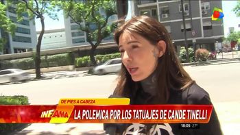 Candelaria Tinelli no piensa parar de tatuarse: No sé si tengo un límite