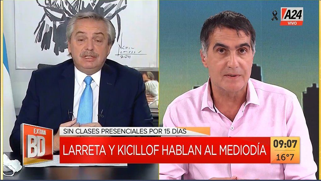 Alberto Fernández eligió seguir por el camino de la discusión y la negación del otro