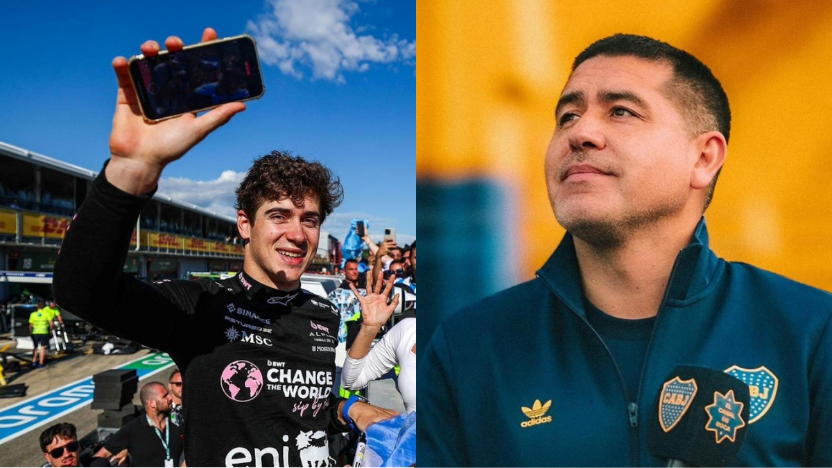 Alpine homenajeó a Franco Colapinto con una icónica frase de Juan Román Riquelme