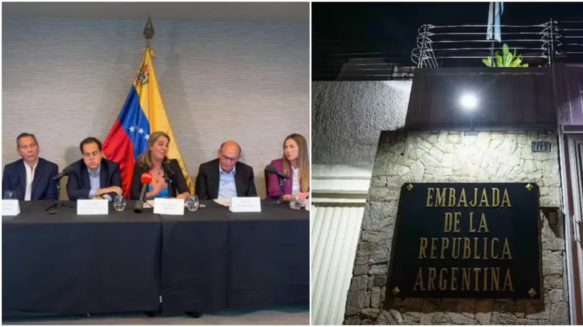 Magall&iacute; Meda, Pedro Urruchurtu, Claudia Macero, Humberto Villalobos y Omar Gonz&aacute;lez hablaron desde Washington. (Foto: captura de video).