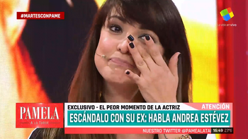 Las lágrimas de Andrea Estévez al hablar de su ex y papá de su hija Hannah