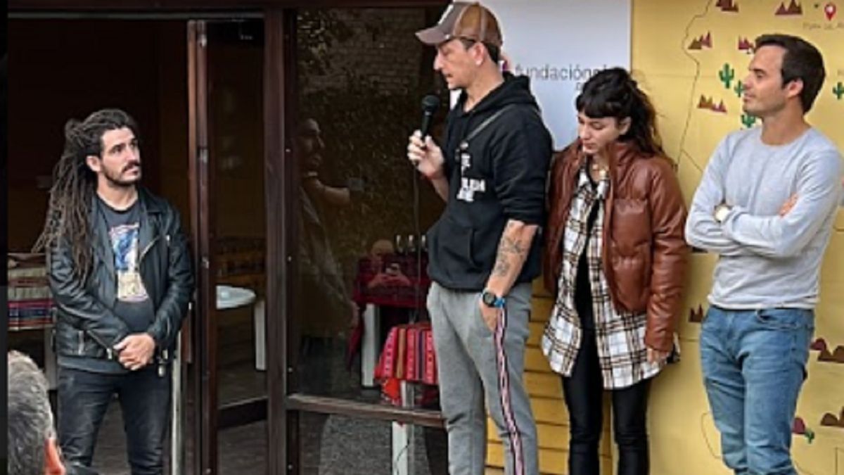 Nicolás Vázquez, Gimena Accardi y Benjamín Rojas participaron de una acción solidaria en Jujuy&nbsp;