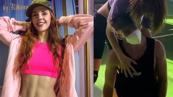 Julieta Nair Calvo se equivocó en un truco y golpeó a su bailarín: Te rompí el pit...