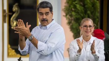 Nicolás Maduro y su mujer Cilia Flores. Sumaron una nueva acusación en su contra, sufuciente para una condena de por vida. (foto: Gentileza EFE)