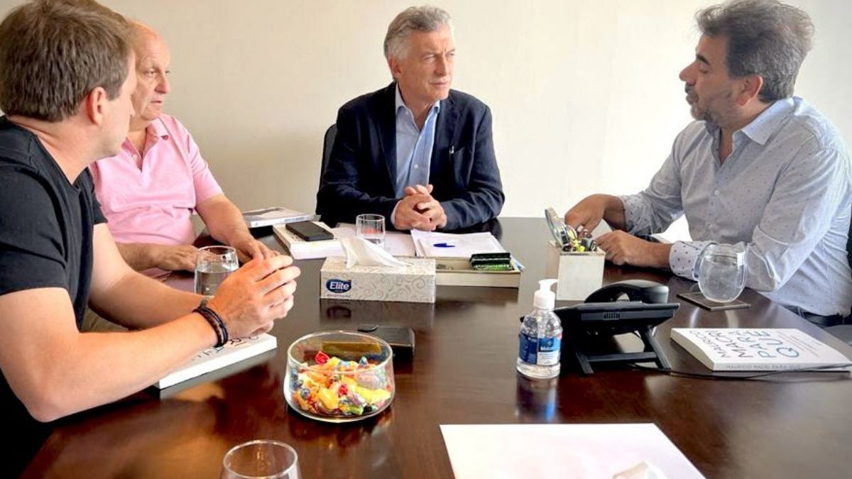 Mauricio Macri recibió a Cristian Ritondo (Foto: @cristianritondo)