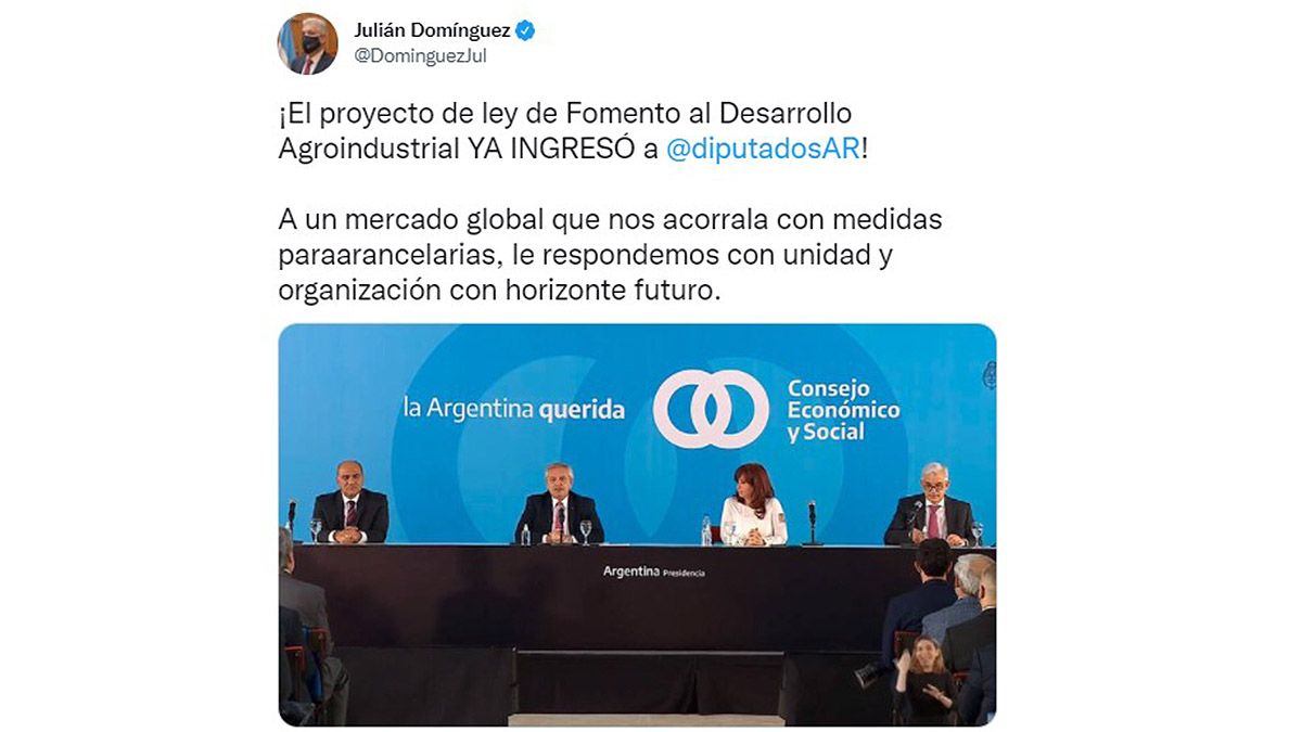 El Gobierno, a días de las Elecciones 2021, salió a dar el anuncio para el agro. 