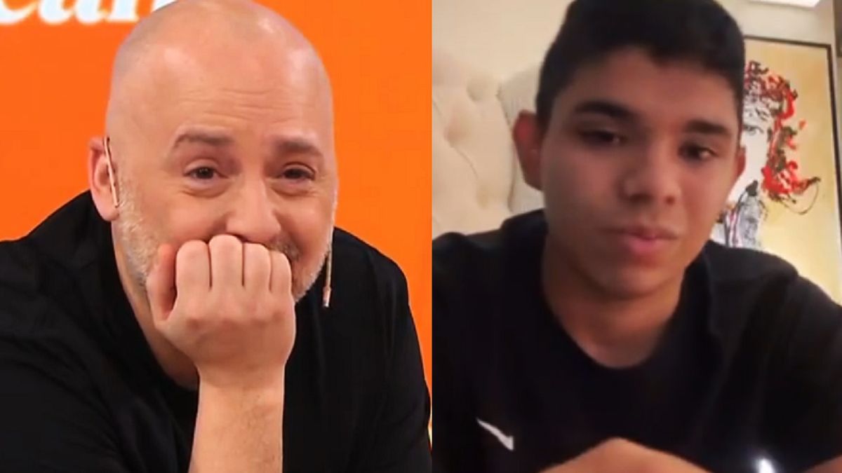 El desconsolado llanto de José María Muscari ante la sorpresa en vivo de su hijo Lucio por el Día del Padre