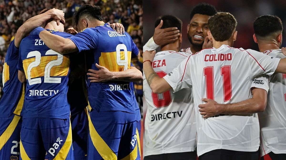 Con necesidades diferentes, Boca y River se enfrentan en un nuevo Superclásico