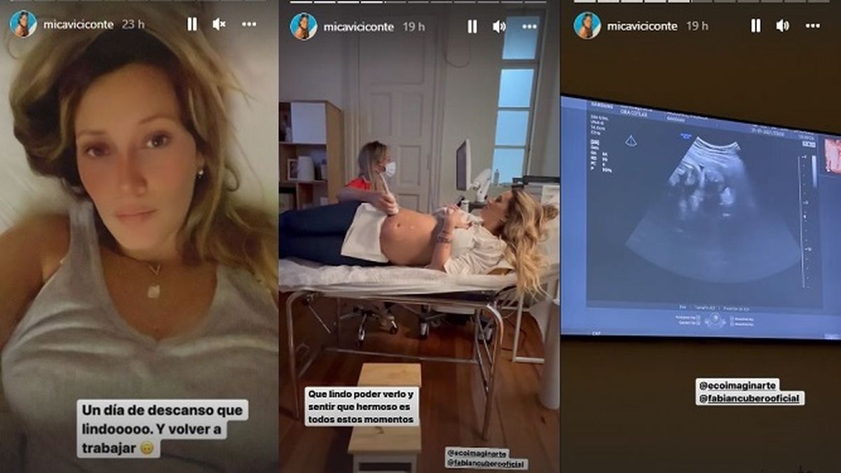 Ayer Mica Viciconte, acompa&ntilde;ada por su pareja, se hizo la ecograf&iacute;a 5D en la recta final de su embarazo mientras las redes estallaban por el spoiler de Roc&iacute;o Marengo y el propio Cubero sobre la final de MasterChef Celebrity.&nbsp;