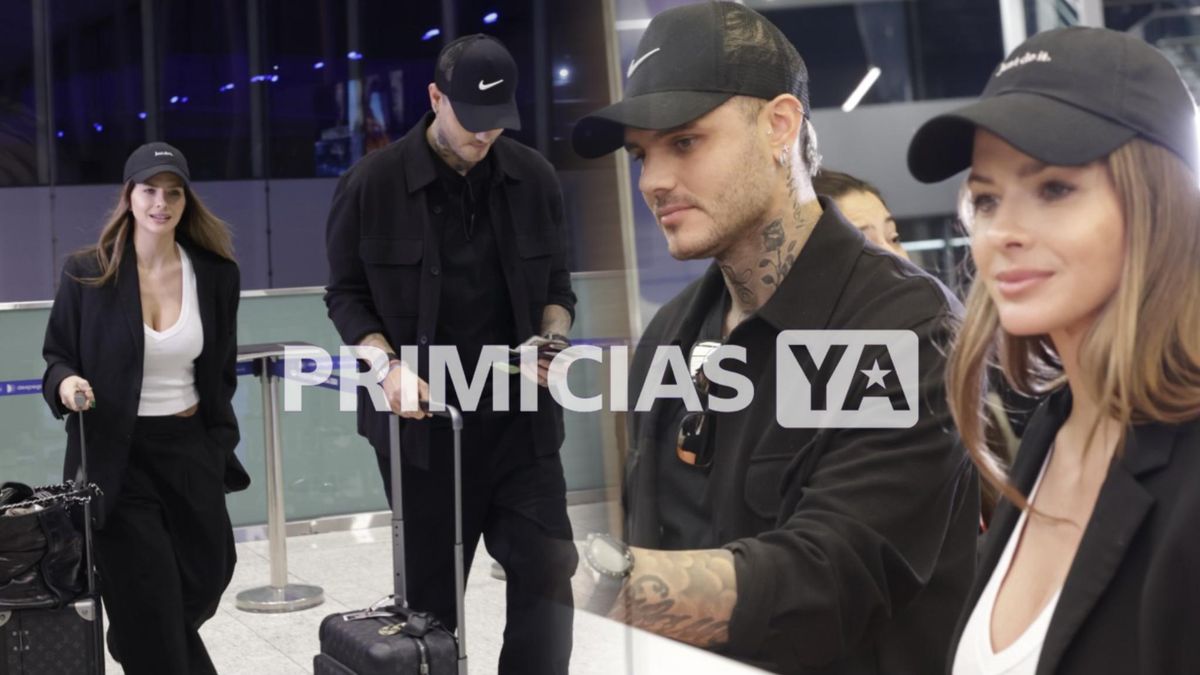 china suarez  e icardi ezeiza