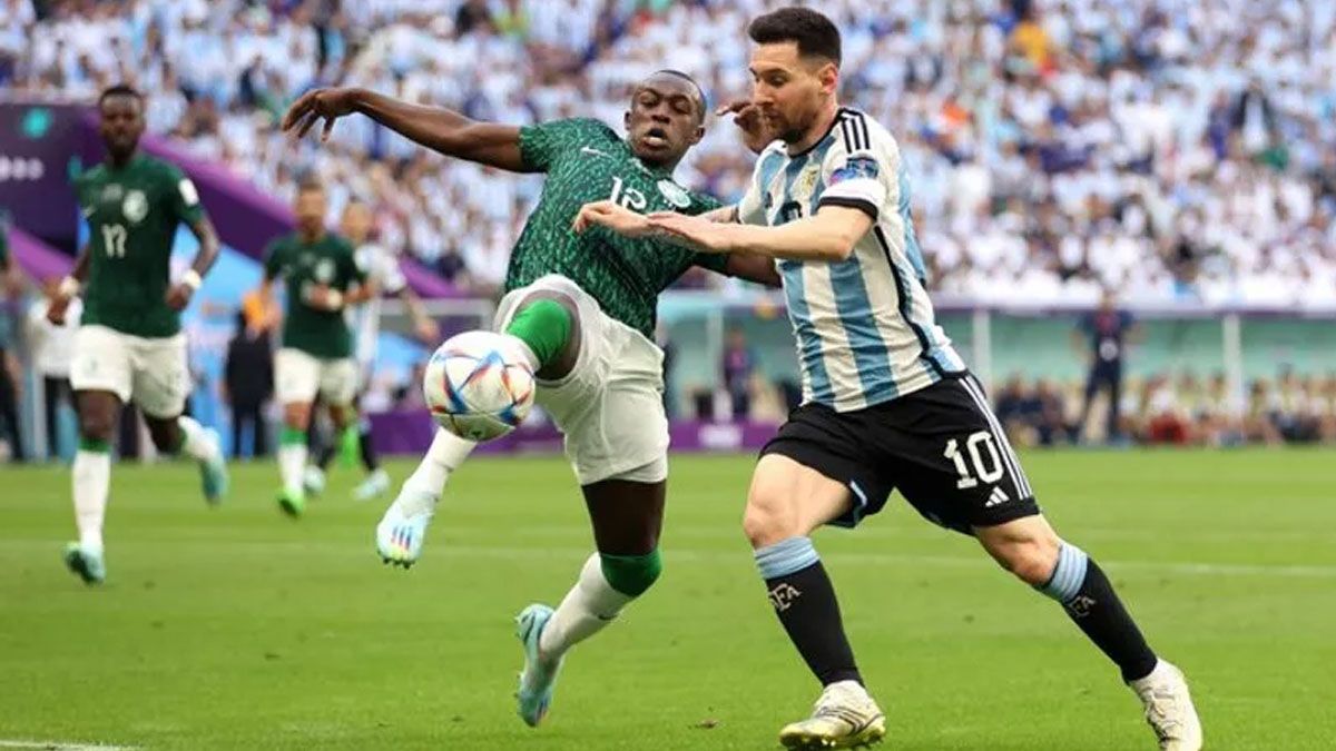 Saud Abdulhamid homenajeó a Lionel Messi.&nbsp;