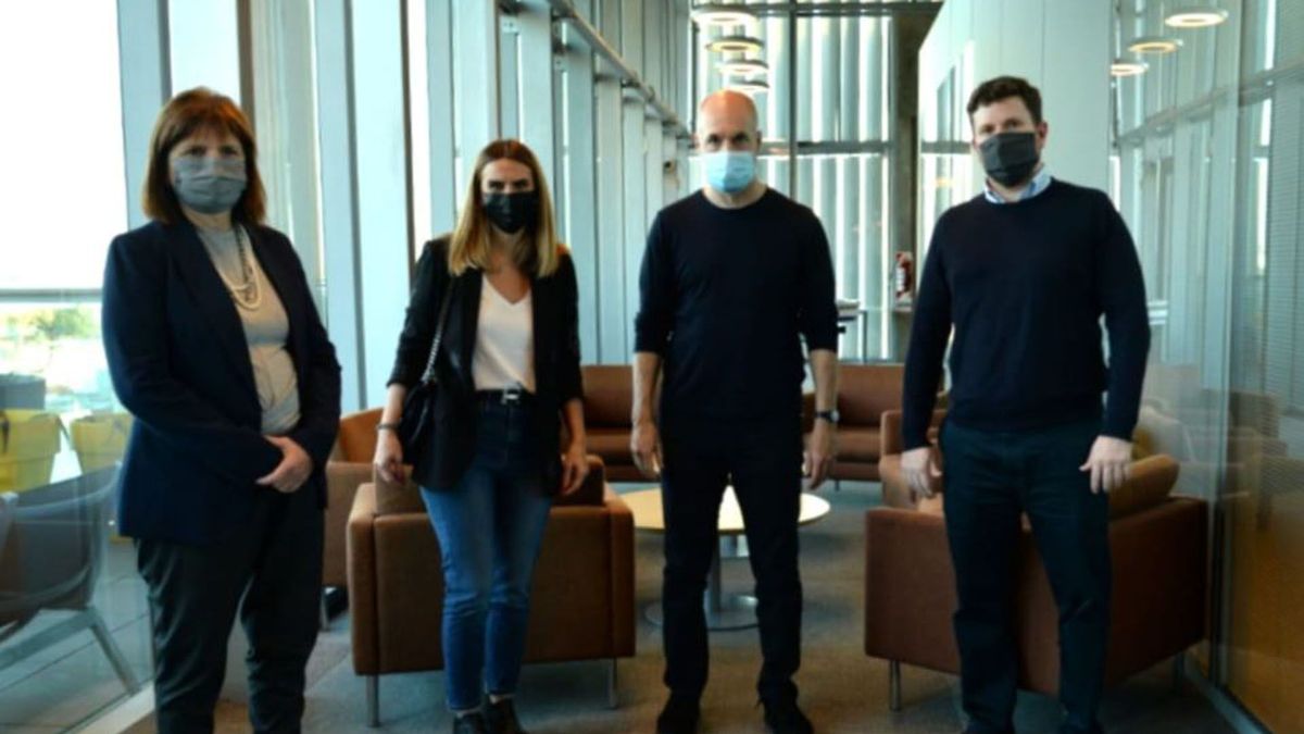 Una de las fotos públicas de Larreta con Angelini.