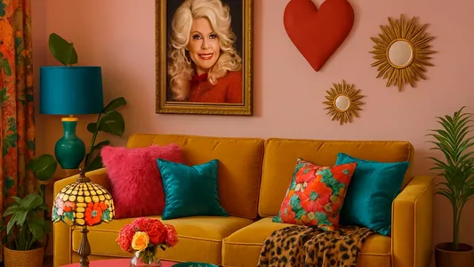 Cómo llevar el maximalismo de Dolly Parton a la decoración de casa