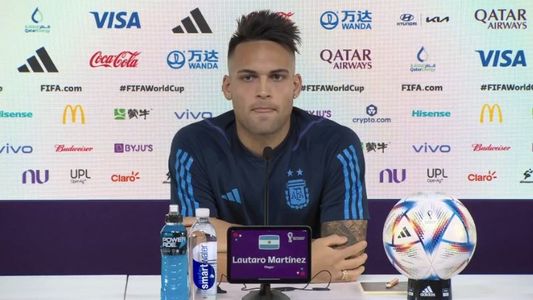 Lautaro Martínez, en la previa con México: Ojalá mañana le demos una alegría a Diego Maradona