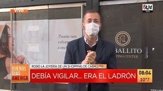 Detienen a un vigilador de un shopping por robar en una de las joyerías