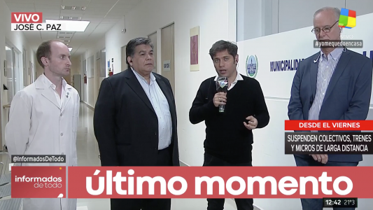 Kicillof adelantó que tomará medidas en conjunto con los intendentes ante el fin de semana largo