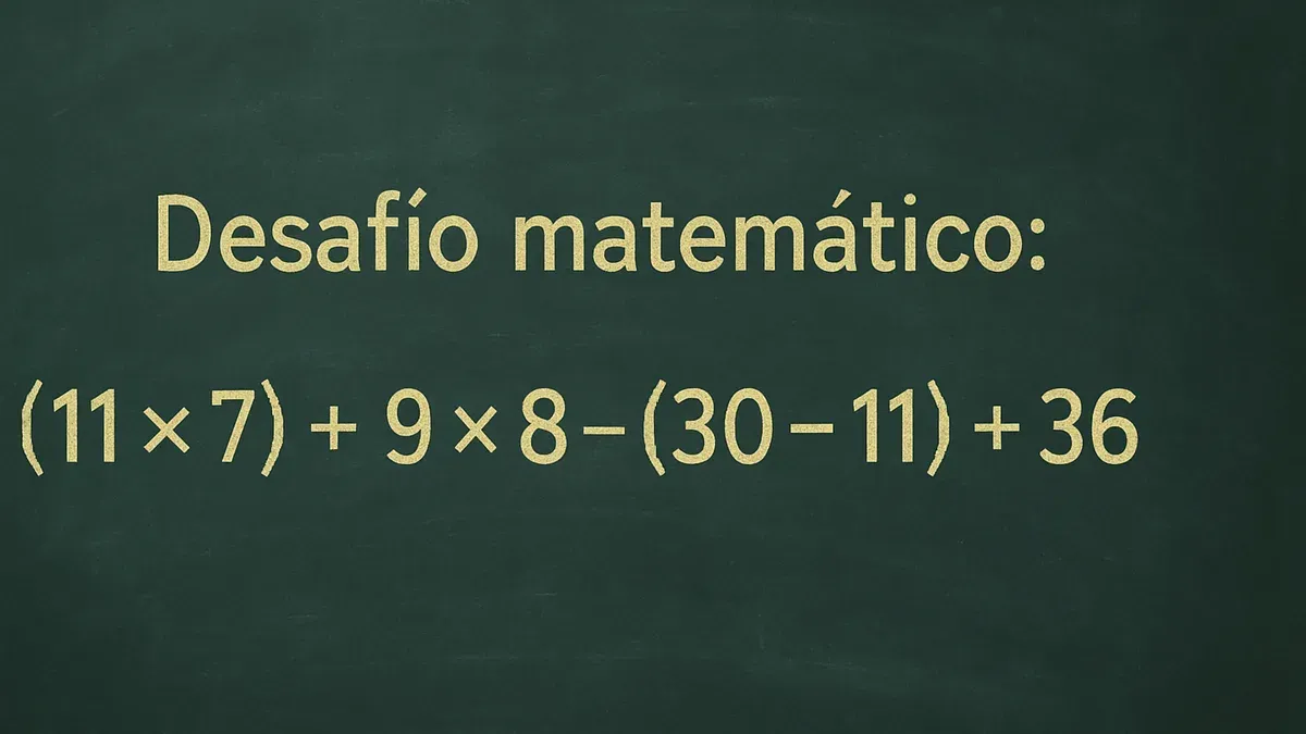 Imagen de pizarra para Desafío Matemático: este juego numérico depende de la lectura rápida