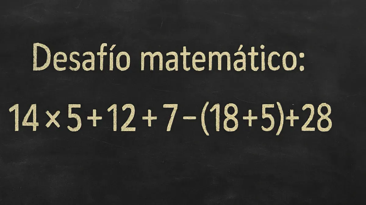 Imagen de pizarra para Desafío Matemático: esta operación pone a prueba tu memoria matemática