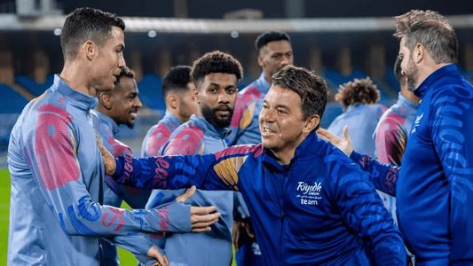 El primer encuentro entre Marcelo Gallardo y Cristiano Ronaldo