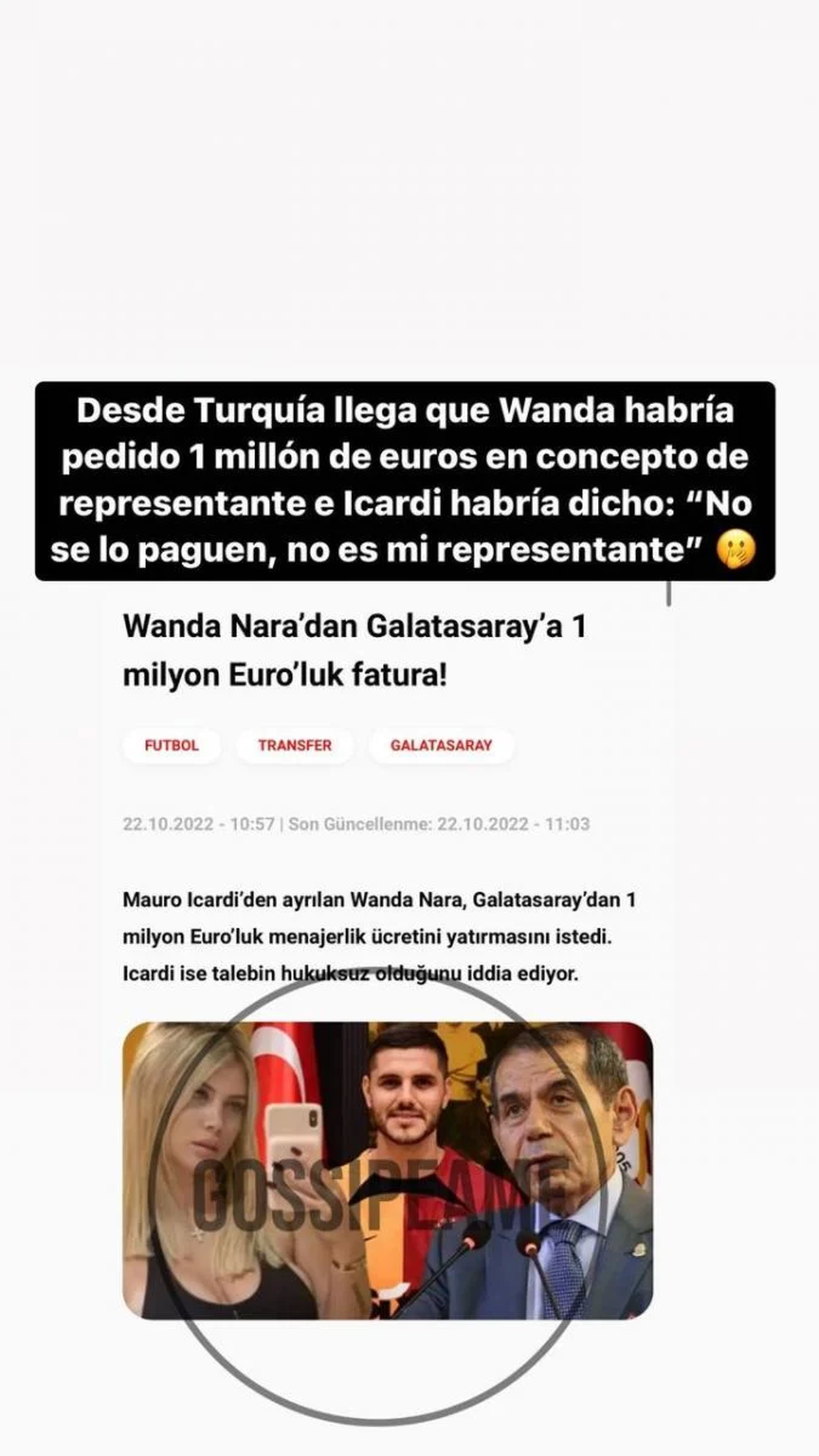 VENGANZA MILLONARIA: Mauro Icardi rescindió el contrato con Wanda Nara e hizo una fuerte advertencia: “No le paguen, ya no es mi representante”