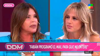 nazarena velez revelo la estremecedora frase que le dijo fabian rodriguez antes de quitarse la vida