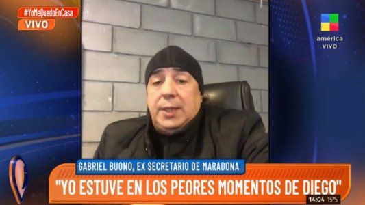 Gabriel Buono, ex secretario de Maradona: Diego siempre estuvo con gente que lo quería