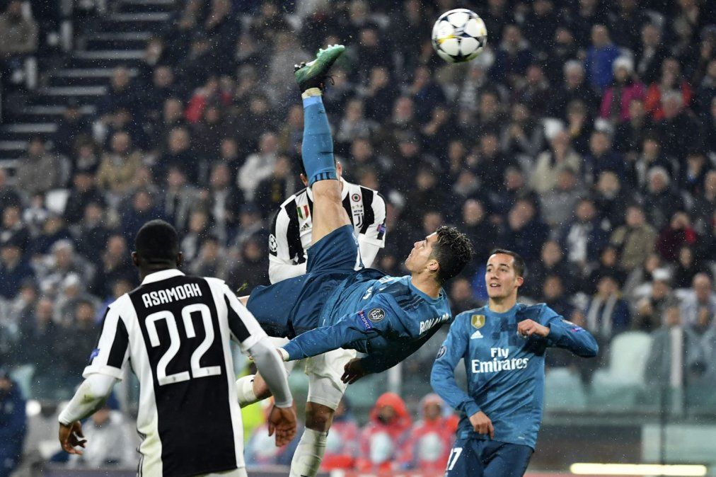 Juventus-Real Madrid: el video del golazo de chilena de Cristiano Ronaldo por la Champions League