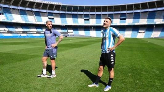 Racing: el divertido desafío entre Enzo Copetti y Coscu