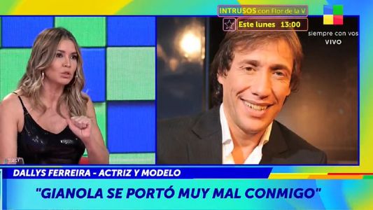 Dallys Ferreira apuntó contra Fabián Gianola: Se portó muy mal y viví situaciones desagradables