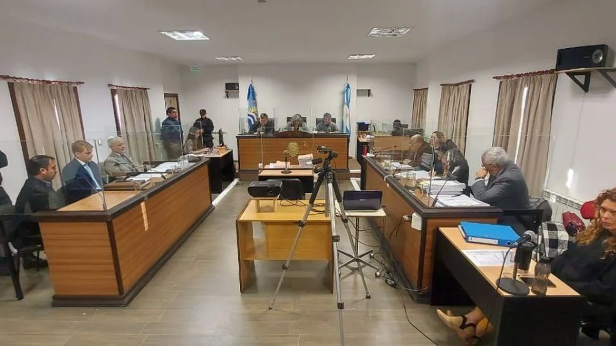 Imágenes del juicio llevado a cabo en Río Gallegos. (Foto: El Calafate)