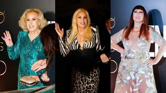 Los looks de Mirtha Legrand, Susana Giménez, Moria Casán y todas las figuras en Los Personajes del Año