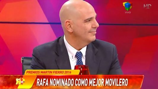 Rafa habló de su nominación al Martín Fierro por su labor como movilero