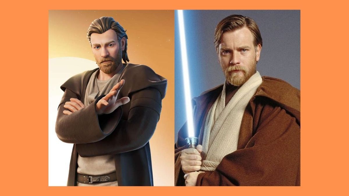 Obi-Wan Kenobi, versi&oacute;n Fornite e interpretado por el actor brit&aacute;nico McGregor.