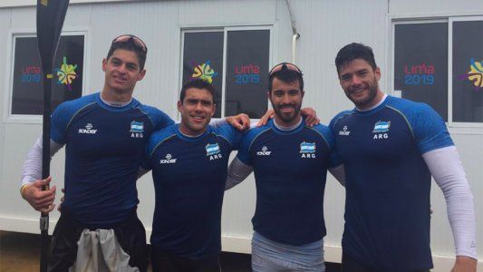 Lima 2019: el K4 500 de canotaje aportó el tercer oro argentino en los Juegos Panamericanos