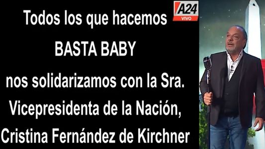 Baby Etchecopar se solidarizó con Cristina Kirchner tras el atentado: Hoy todos somos la vicepresidenta