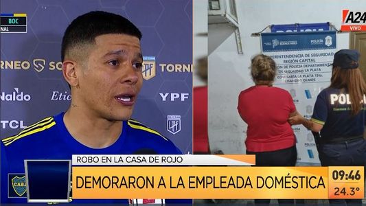 Robo a Marcos Rojo: así era demorada la empleada doméstica