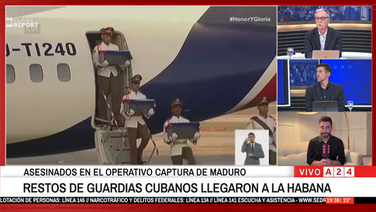 Llegaron a Cuba los restos de 32 militares muertos en la operación de Estados Unidos en Venezuela