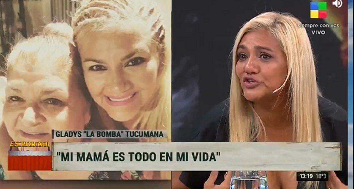 La emoción de Gladys La Bomba Tucumana al hablar de su madre: Es todo en mi vida