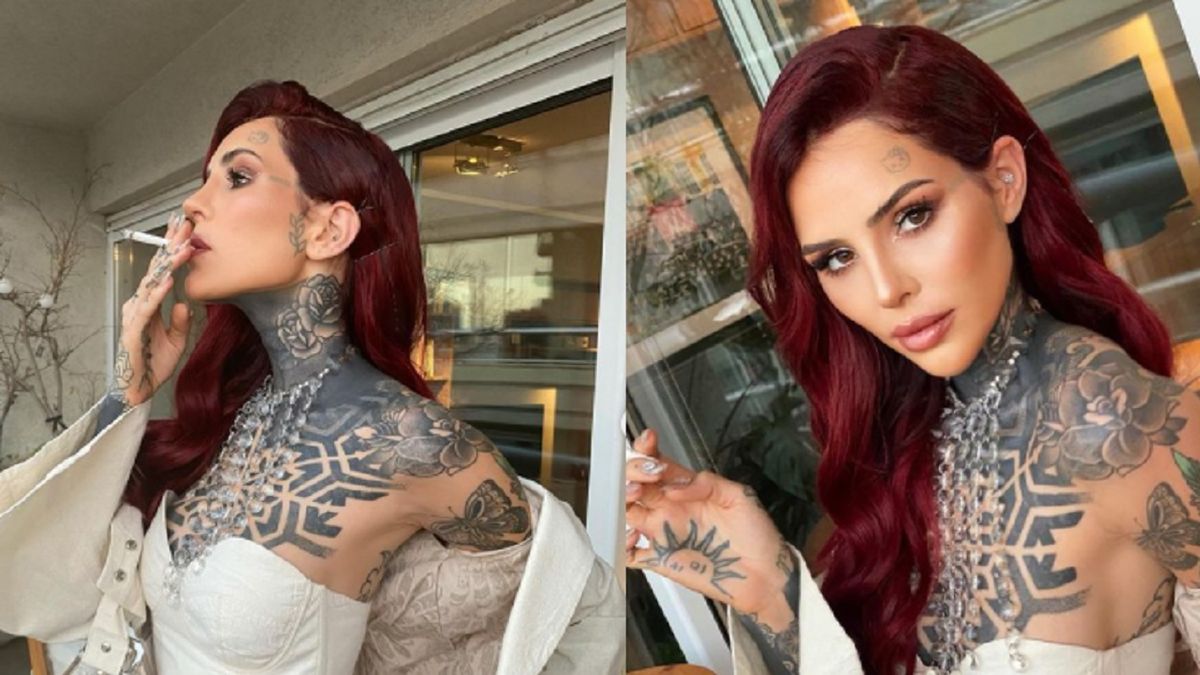 La foto de Candelaria Tinelli al borde de la censura