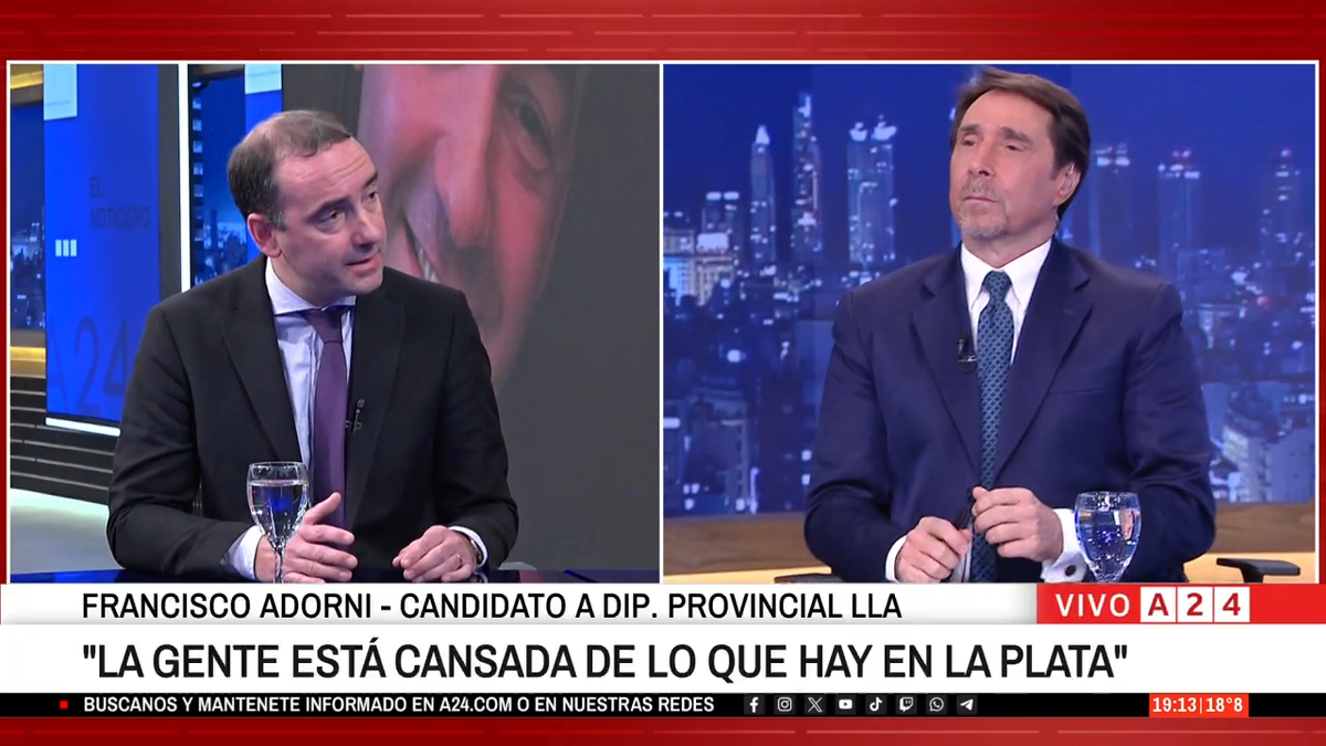 Francisco Adorni sobre su candidatura en LLA: "La Plata va a ser una ciudad fácil de ganar"