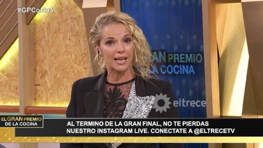 Perdió la final de El gran premio de la cocina, se fue enojada, y Carina Zampini se quebró
