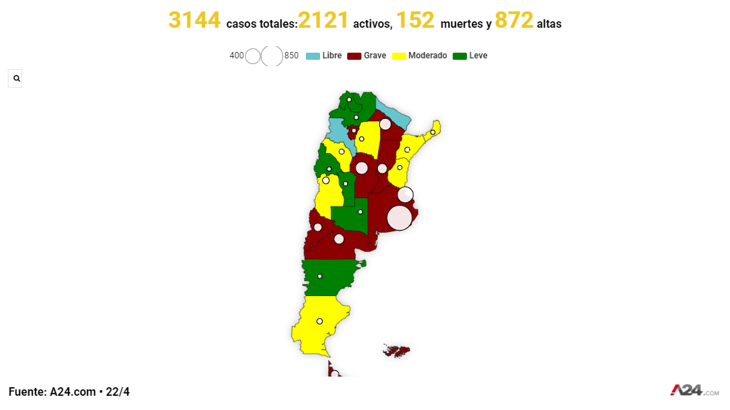 Los números que explican qué provincias tienen más chances de flexibilizar la cuarentena