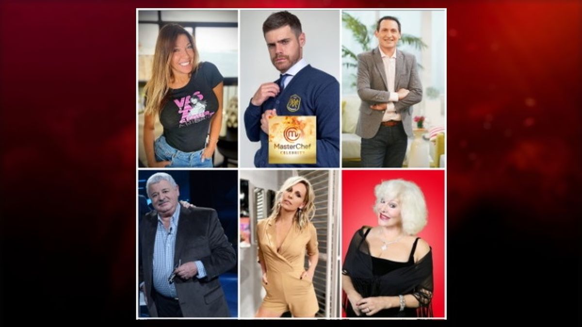 Los 6 primeros participantes confirmados por la producción de MasterChef Celebrity para la tercera edición del relity de Telefe. 