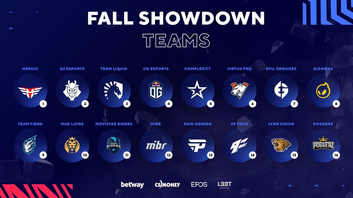 9z Team, entre los 16 equipos que participarán de la BLAST Premier Fall Showdown.