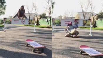 Terrible golpazo de Noelia Marzol cuando intentaba saltar una valla