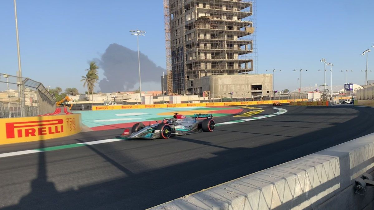 Fórmula 1: atentado en las inmediaciones del circuito de Arabia Saudita