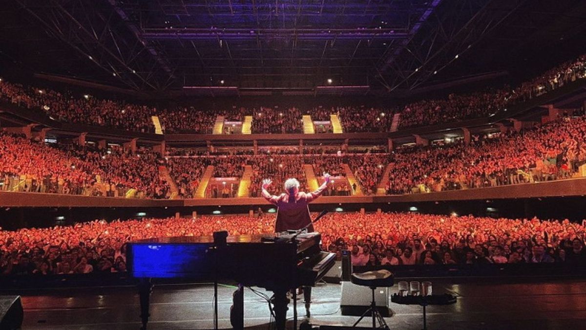 El primero de los shows de Fito P&aacute;ez en el Movistar Arena, en el marco de "El amor 30 a&ntilde;os despu&eacute;s del amor tour". Cecilia Roth fue la invitada especial.&nbsp;